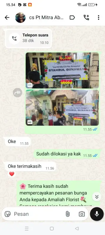 Testimonial Papan ucapan BENGKULU